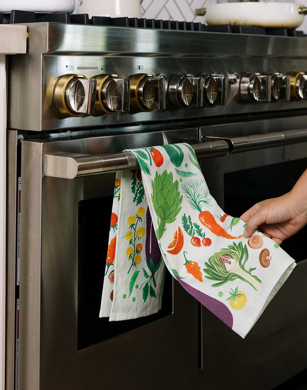 Farm Fresh Veggies Tea Towel, 5 of 9