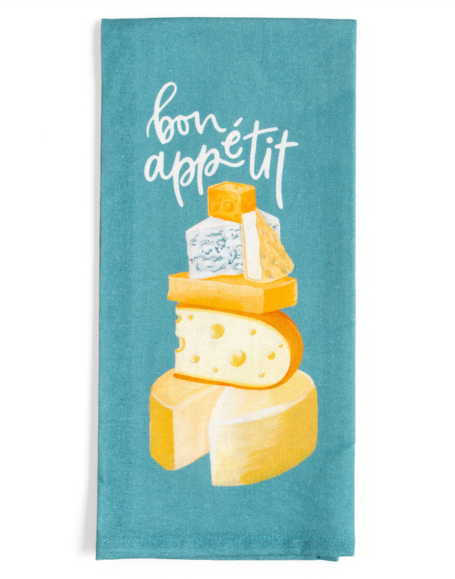 Bon Appétit Cheese Kitchen Towel, 4 of 4