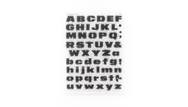 Alphas Are Awesome #36 6×8 Stamp Set, 1 of 2