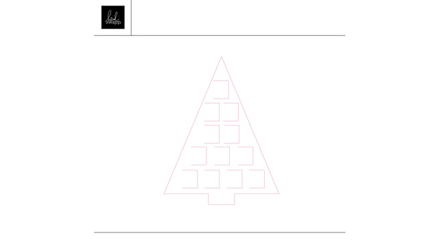Merry Little Christmas Countdown Trees Cut Files, 1 of 1
