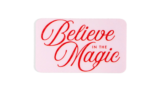 Believe In The Magic Decal Sticker, 1 of 1
