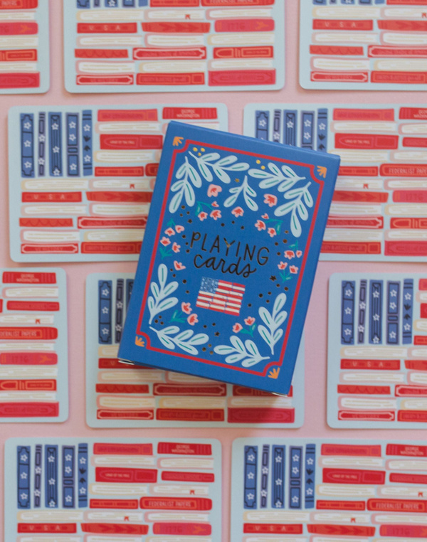 American Flag Books Deck of Playing Cards, 1 of 7