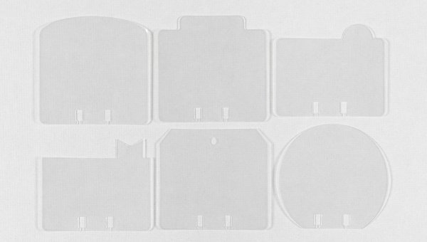 MemoryDex Card Set - Clear Plastic, 1 of 2