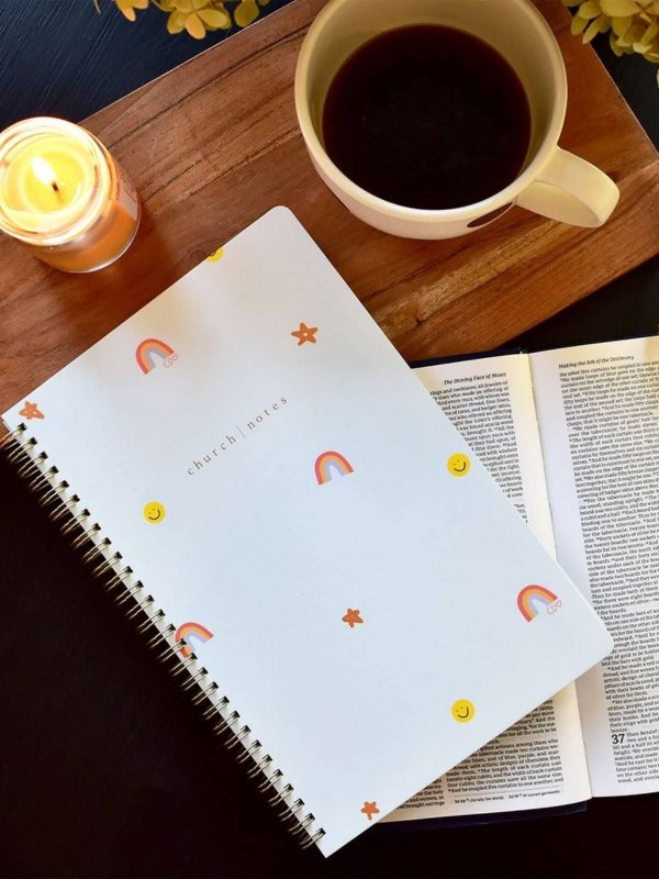 Happy Icons Bible Study Spiral Notebook by Callie Danielle, 6 of 9