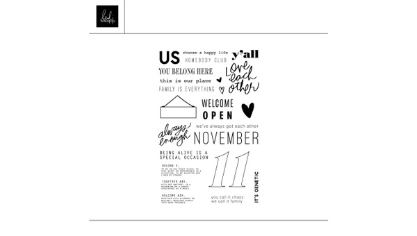 Digital 4×6 November Agenda Stamp Set, 1 of 1