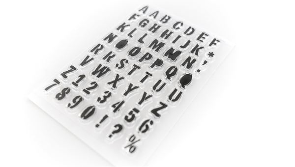 Stencil Alphabet 4×6 Stamp Set, 3 of 3