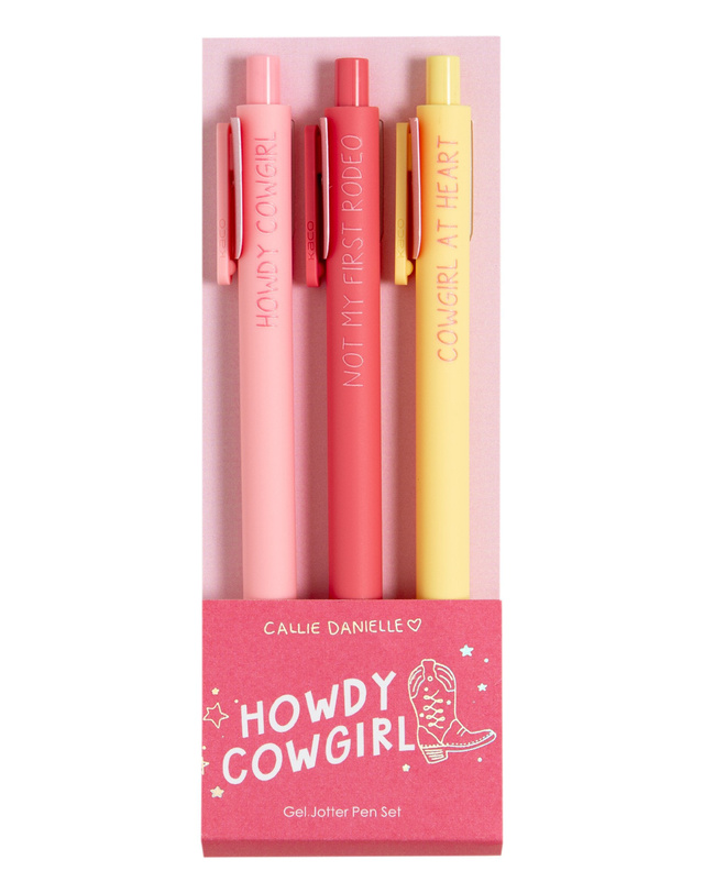 Howdy Cowgirl Pen Set, 1 of 3