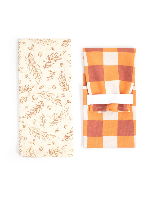 Loose Leaf Kitchen Towel Set, 5 of 5