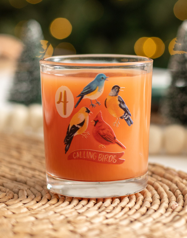 Four Calling Birds 7.5oz Short Juice Glass, 1 of 3