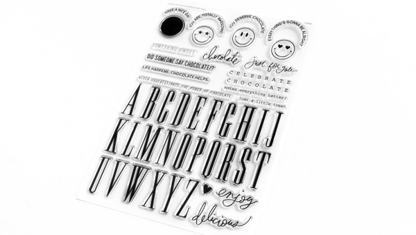 Stamp Set : 6×8 Life Happens, Chocolate Helps, 2 of 6