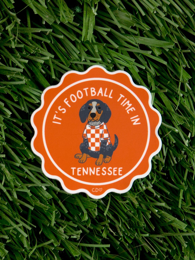 Knoxville Football Game Day Mascot Decal Sticker, 1 of 4