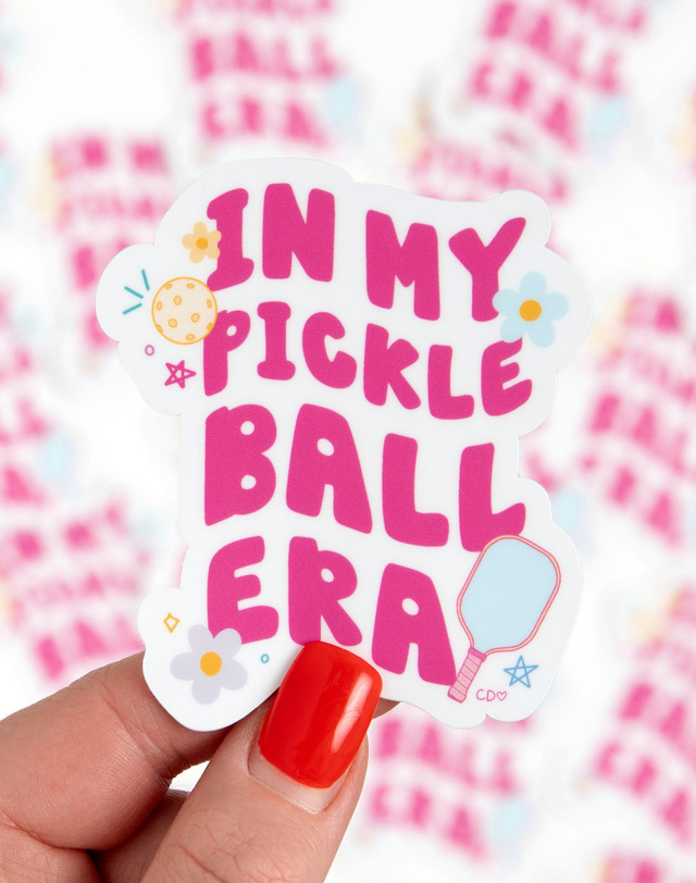 In My Pickleball Era Decal Sticker, 1 of 3