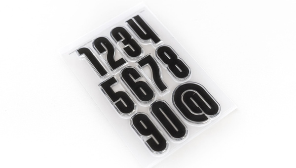 Numbers Are Awesome #13 4×6 Stamp Set, 2 of 2