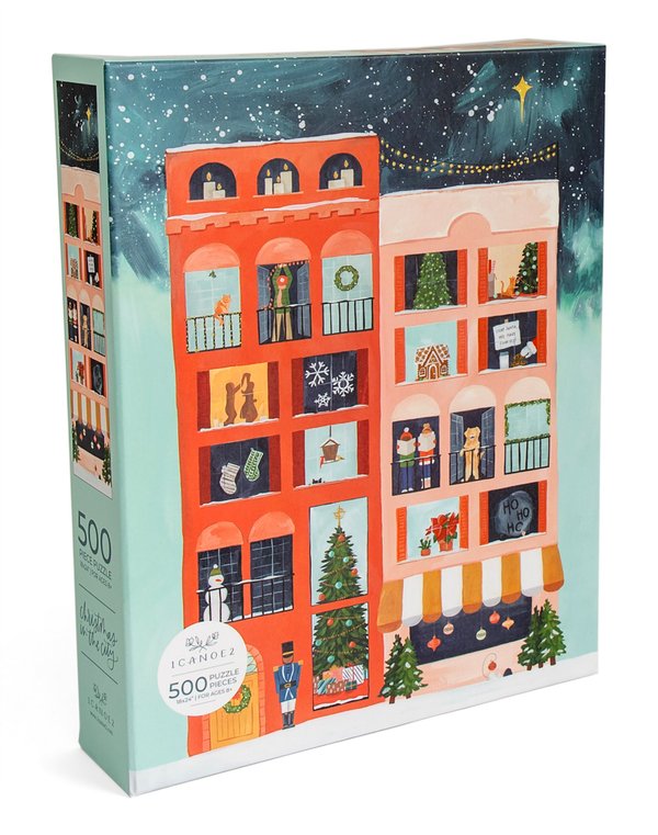 Christmas in the City - 500 Piece Jigsaw Puzzle, 1 of 8