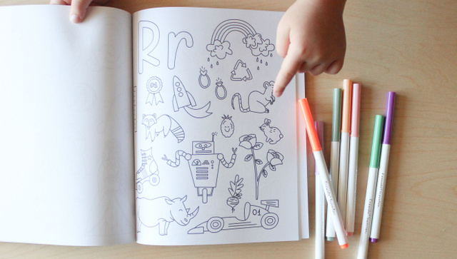 Alphabet Coloring Book, 6 of 6