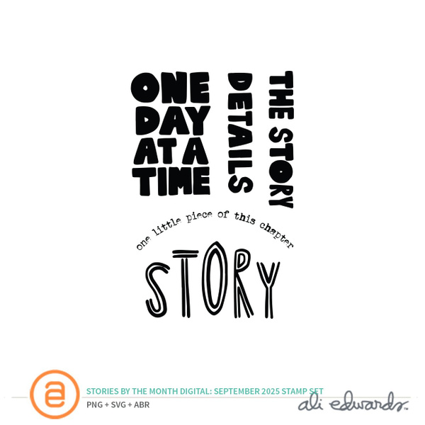 September 2025 3×4 Digital Stamp Set, 1 of 1