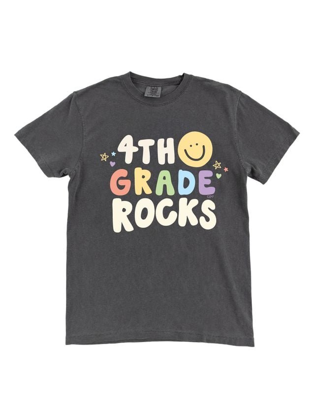 4th Grade Rocks Tee - Pepper, 4 of 4