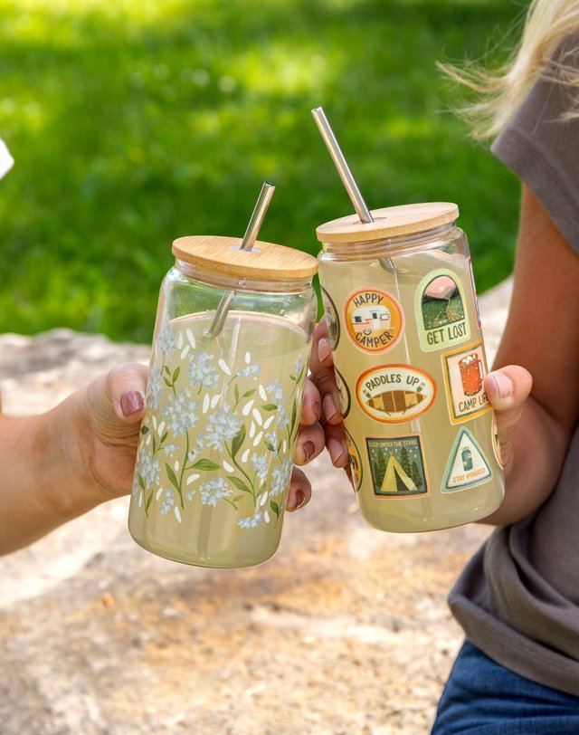 The Great Outdoors 16oz Glass Can, 3 of 4