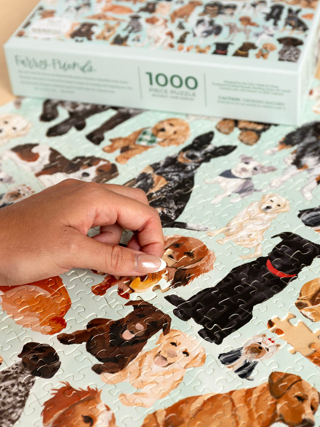 Furry Friends - 1,000 Piece Dogs Jigsaw Puzzle, 8 of 8