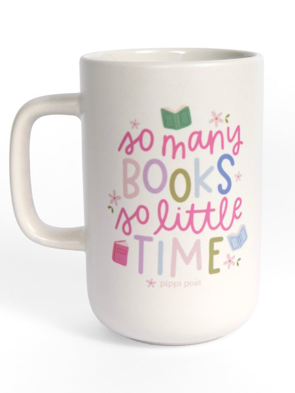 So Many Books So Little Time Tall Ceramic Coffee Mug, 4 of 4