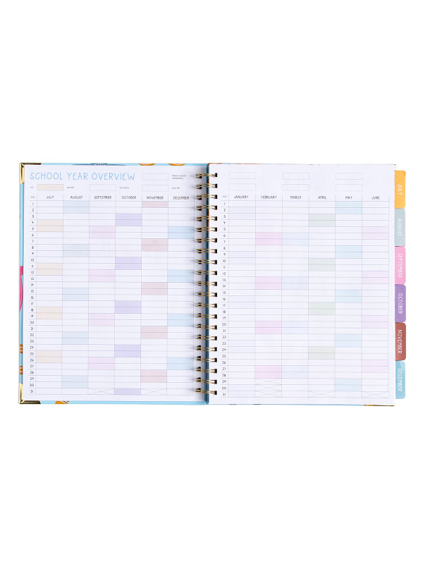 Coquette Bows Teacher Planner : 2026-2027 Academic Year, 5 of 14