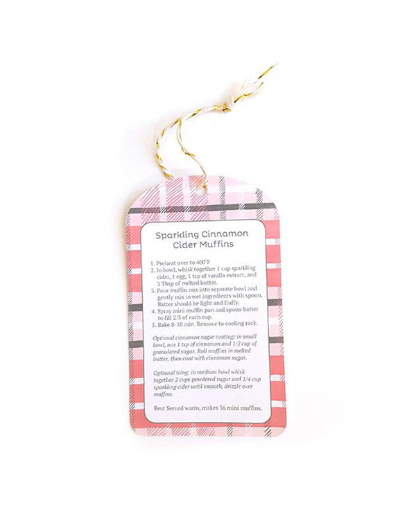 Digital Printable Muffin Recipe-In-A-Jar Tag, 2 of 3