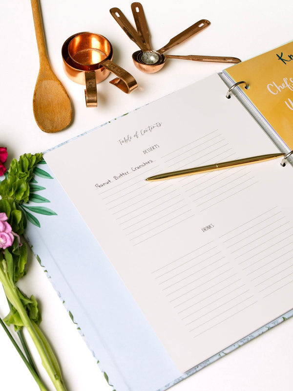 Hydrangeas Large Recipe Binder, 4 of 7