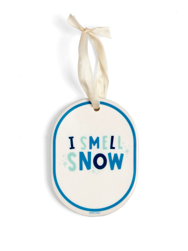 I Smell Snow Stars Hollow Christmas Ornament, 4 of 4