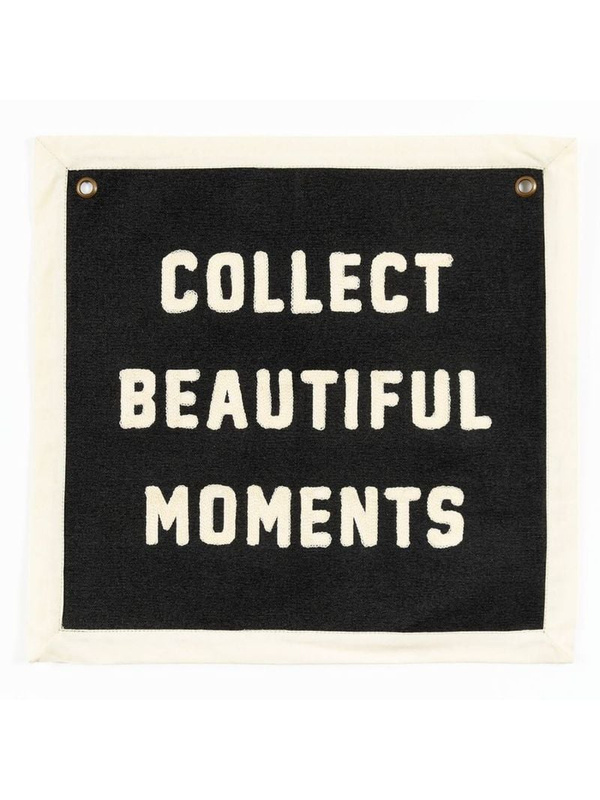 Beautiful Moments Embroidered Canvas Banner, 1 of 3
