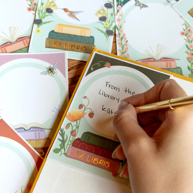 Book Plate Sticker Set, 4 of 5