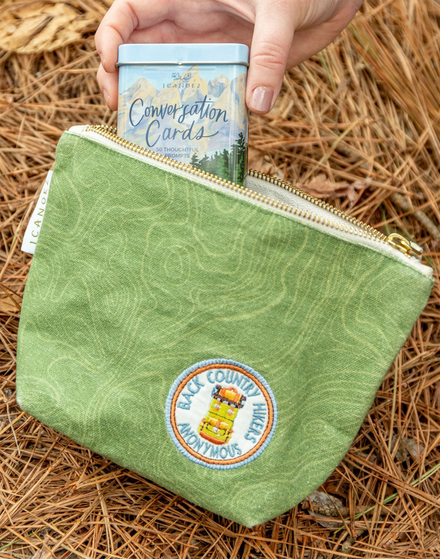 Topographic Canvas Pouch, 3 of 5