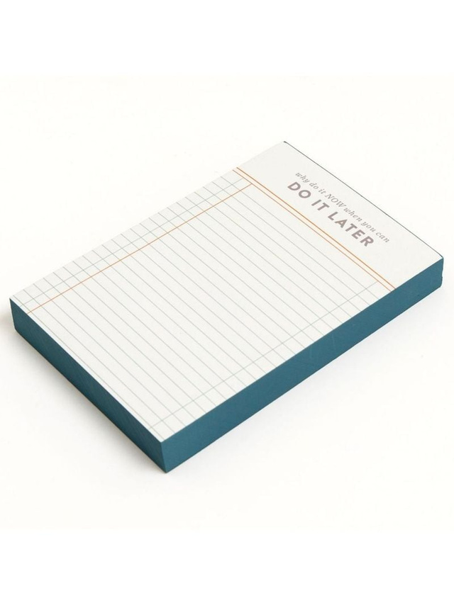 Do It Later 4×6 Notepad, 2 of 3