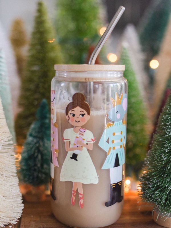 The Nutcracker Christmas Glass Can, 2 of 6