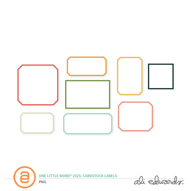 One Little Word® 2025 Digital Label Pack, 1 of 1