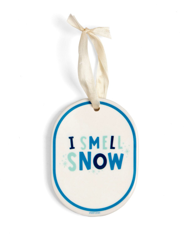I Smell Snow Stars Hollow Christmas Ornament, 4 of 4