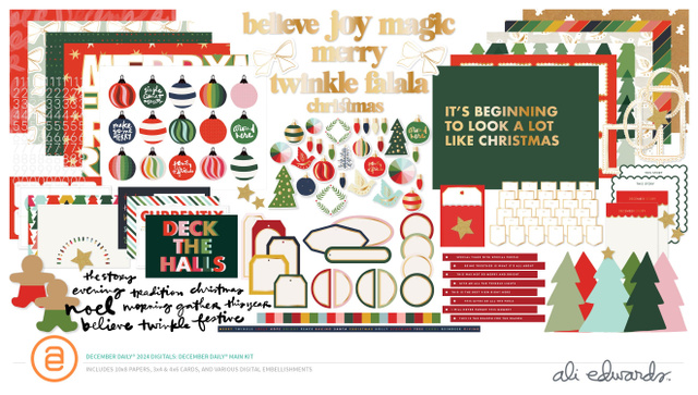 December Daily® 2024 Digital Main Kit, 1 of 1