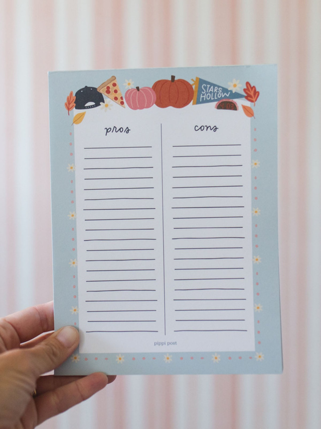 Pros & Cons Stars Hollow 6×8 Notepad, 2 of 7