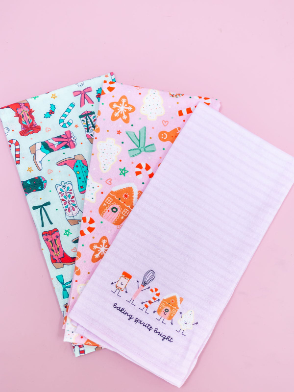 Baking Spirits Bright Christmas Tea Towel  , 4 of 4