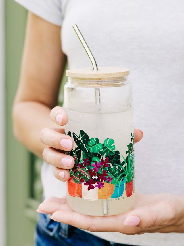 Houseplants 16oz Glass Can, 1 of 6