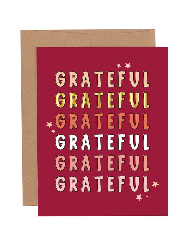 Grateful Greeting Card, 1 of 1