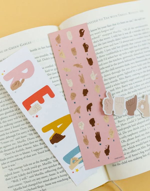 Sign Language Bookmark Set, 6 of 6