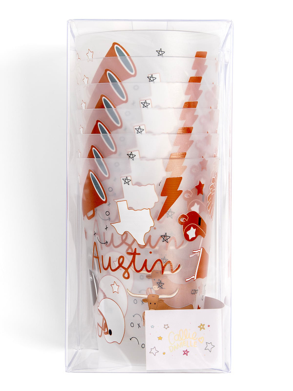 Austin Football Game Day 16oz Stadium Cups, 2 of 3