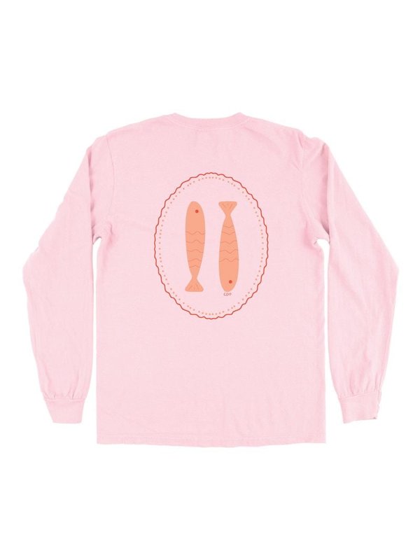 Coastal Fishy Long-Sleeve Tee - Blossom, 5 of 6