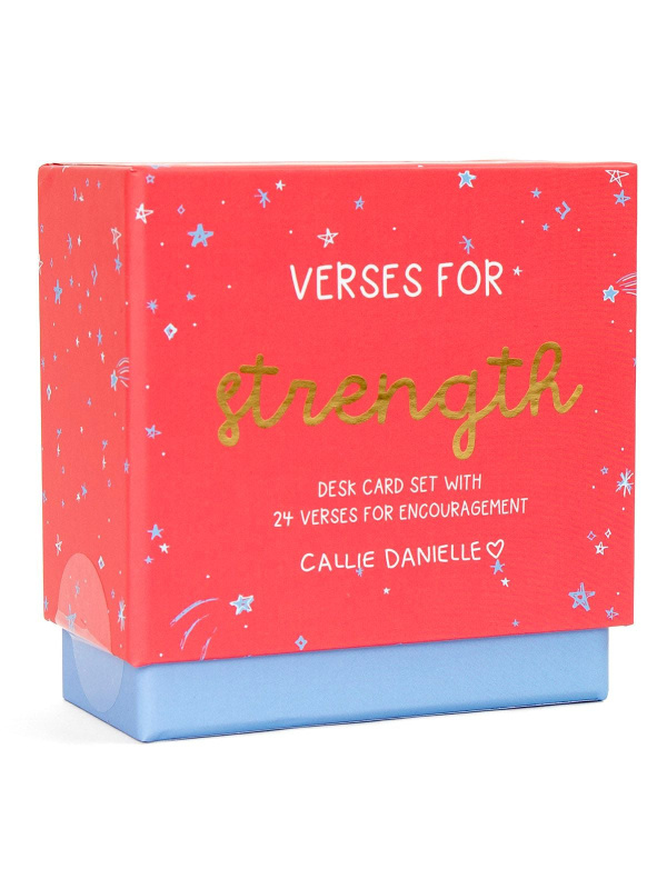 Verses for Strength – Bible Verse Card Set with Display Stand, 1 of 7