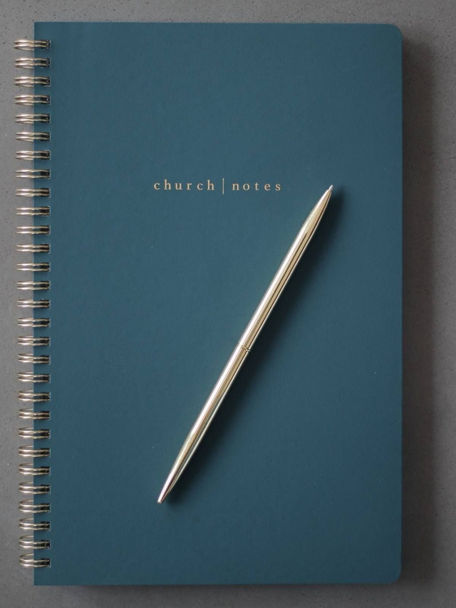 Navy Bible Study Spiral Notebook, 10 of 13