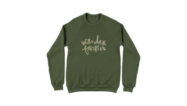 Wander Farther Sweatshirt - Green, 1 of 2