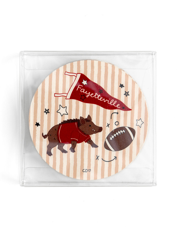 Fayetteville Football Game Day Paper Coasters - Set of 10, 2 of 3