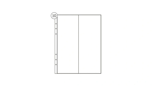 6×8 Page Protector Pack 3×8 Pockets (10 pack), 1 of 1