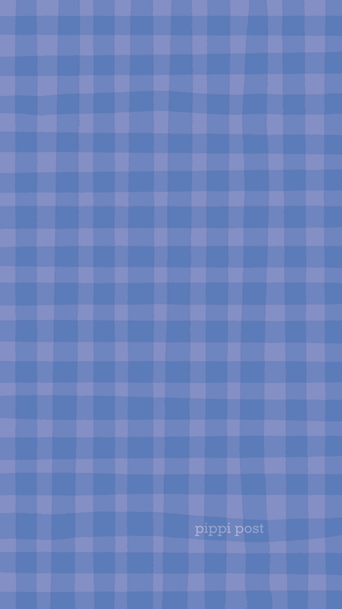 pippi post gingham wallpaper