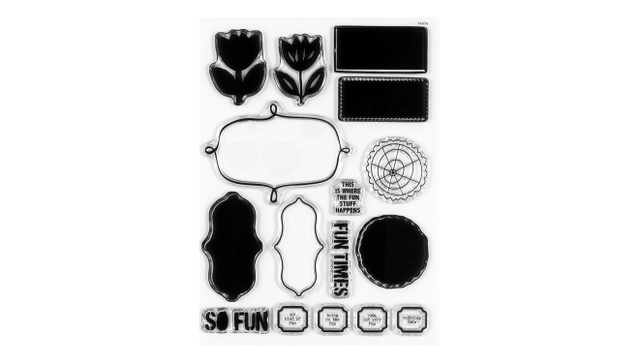 Stamps Are Fun 6×8 Stamp Set - January 2025 , 1 of 2